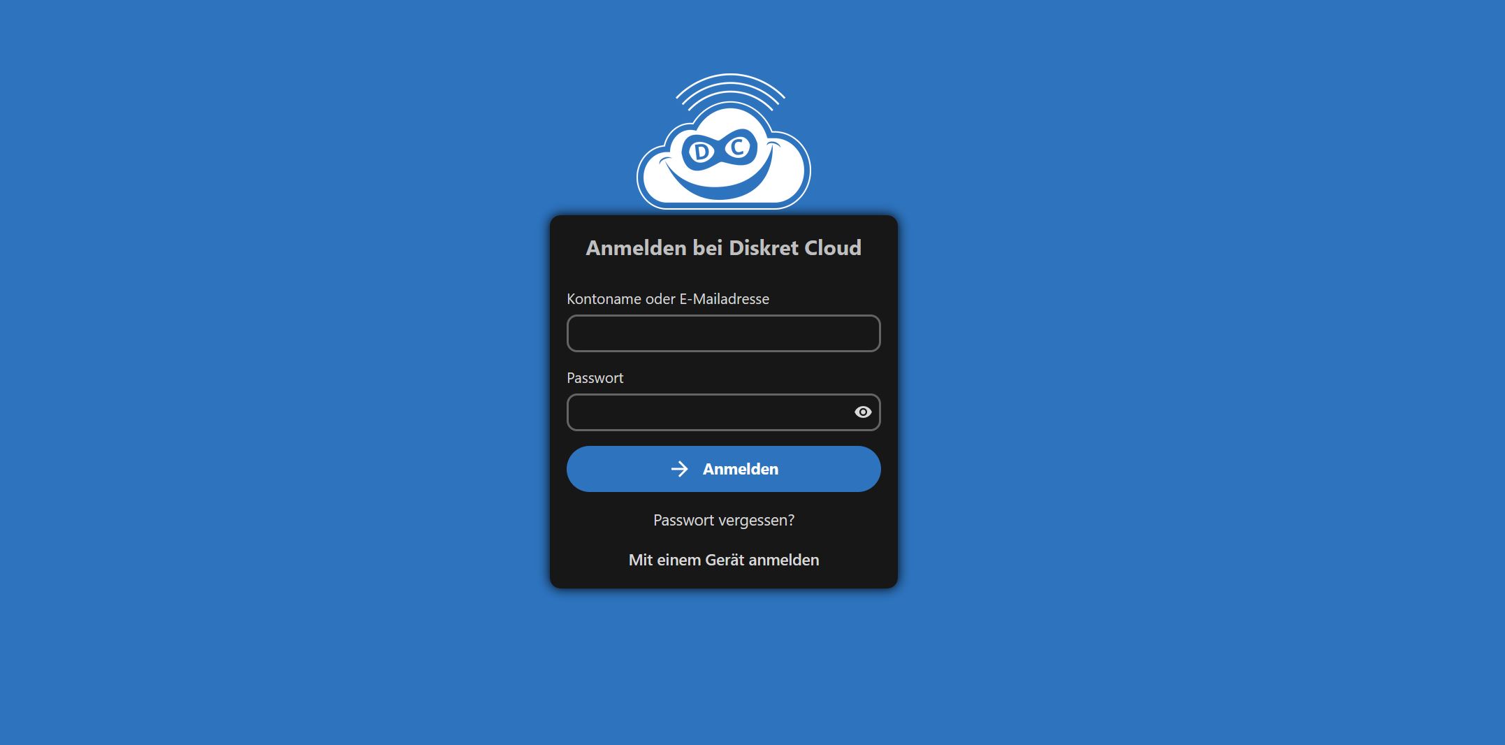 Nextcloud diskret.cloud